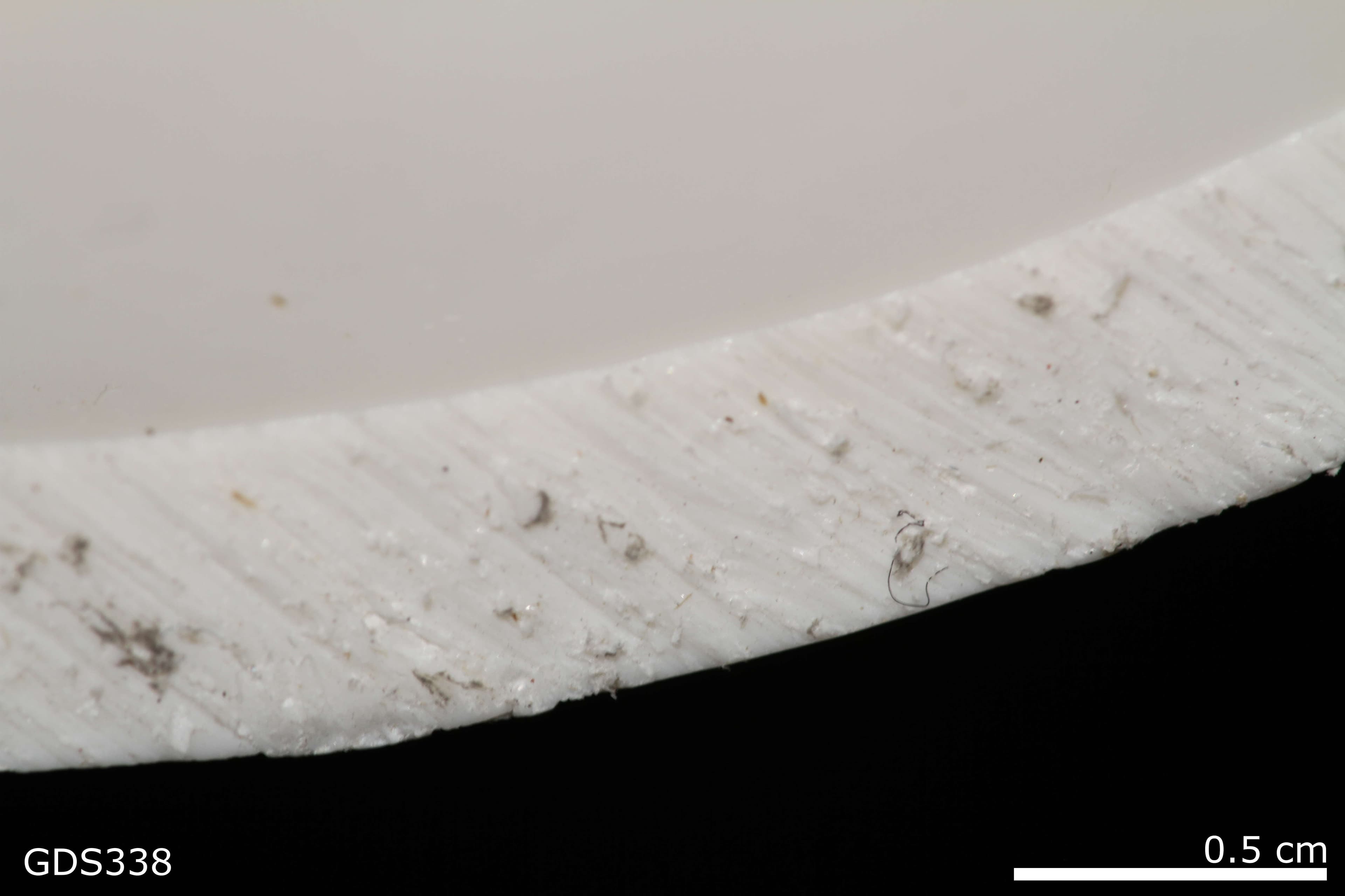 Plastic PVC sample photograph, USGS Spectral Library Version 7