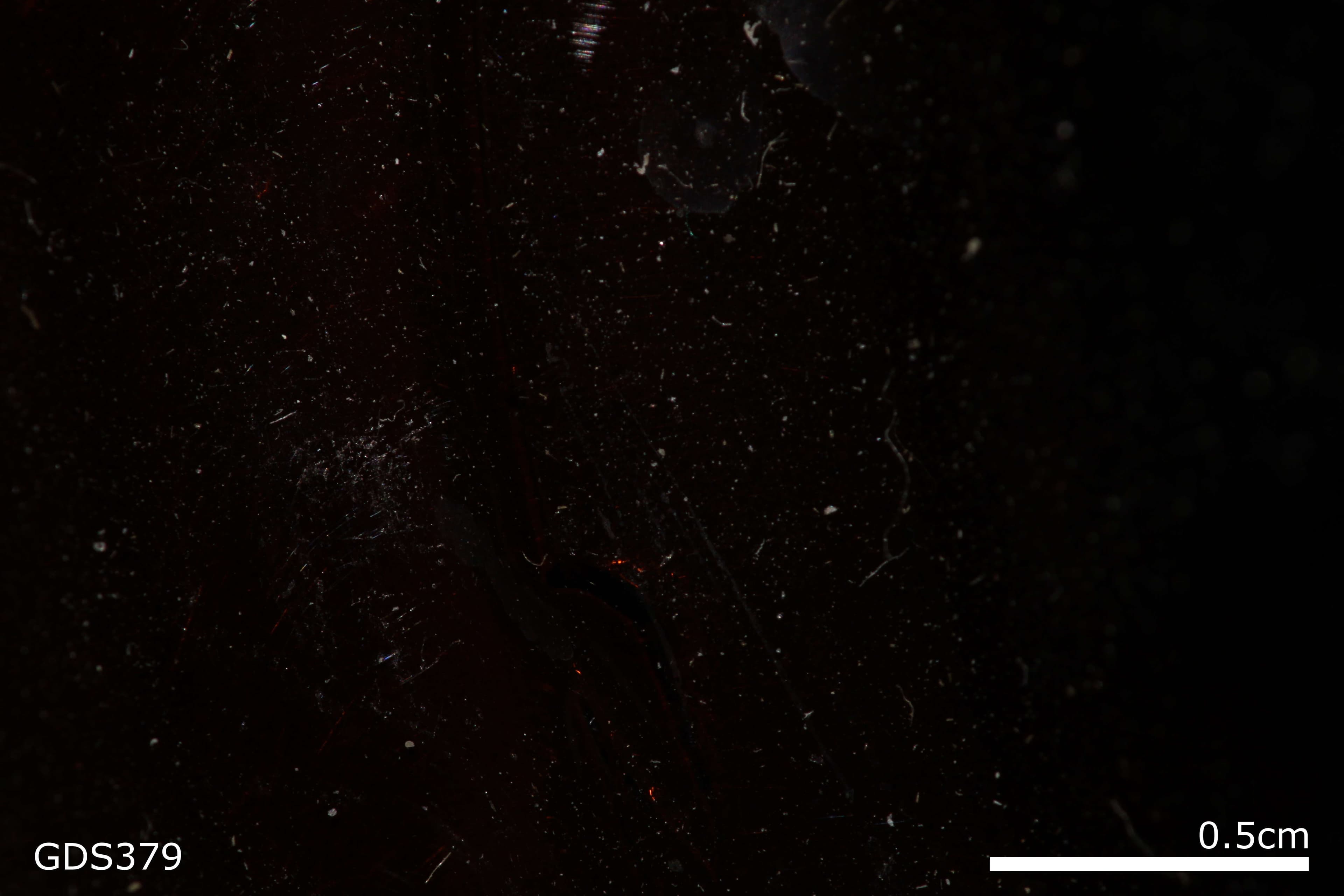 Plastic PETE sample photograph, USGS Spectral Library Version 7