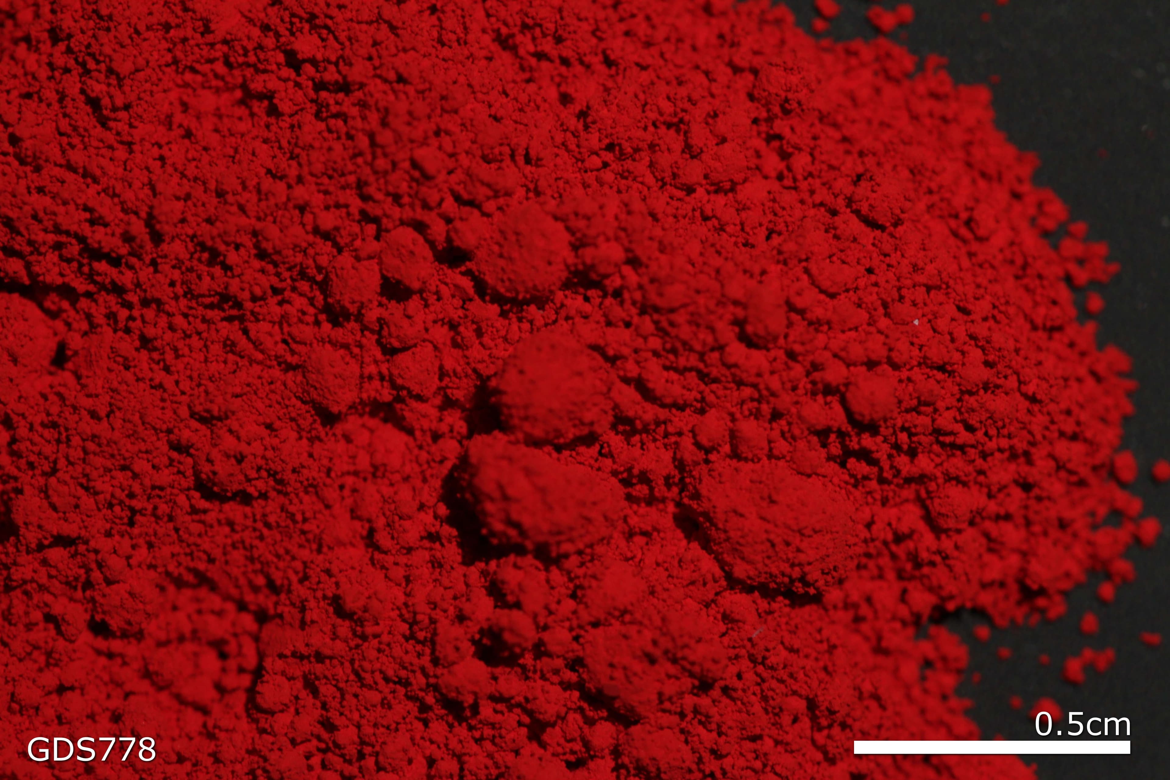 Cadmium red 2 sample photograph, USGS Spectral Library Version 7