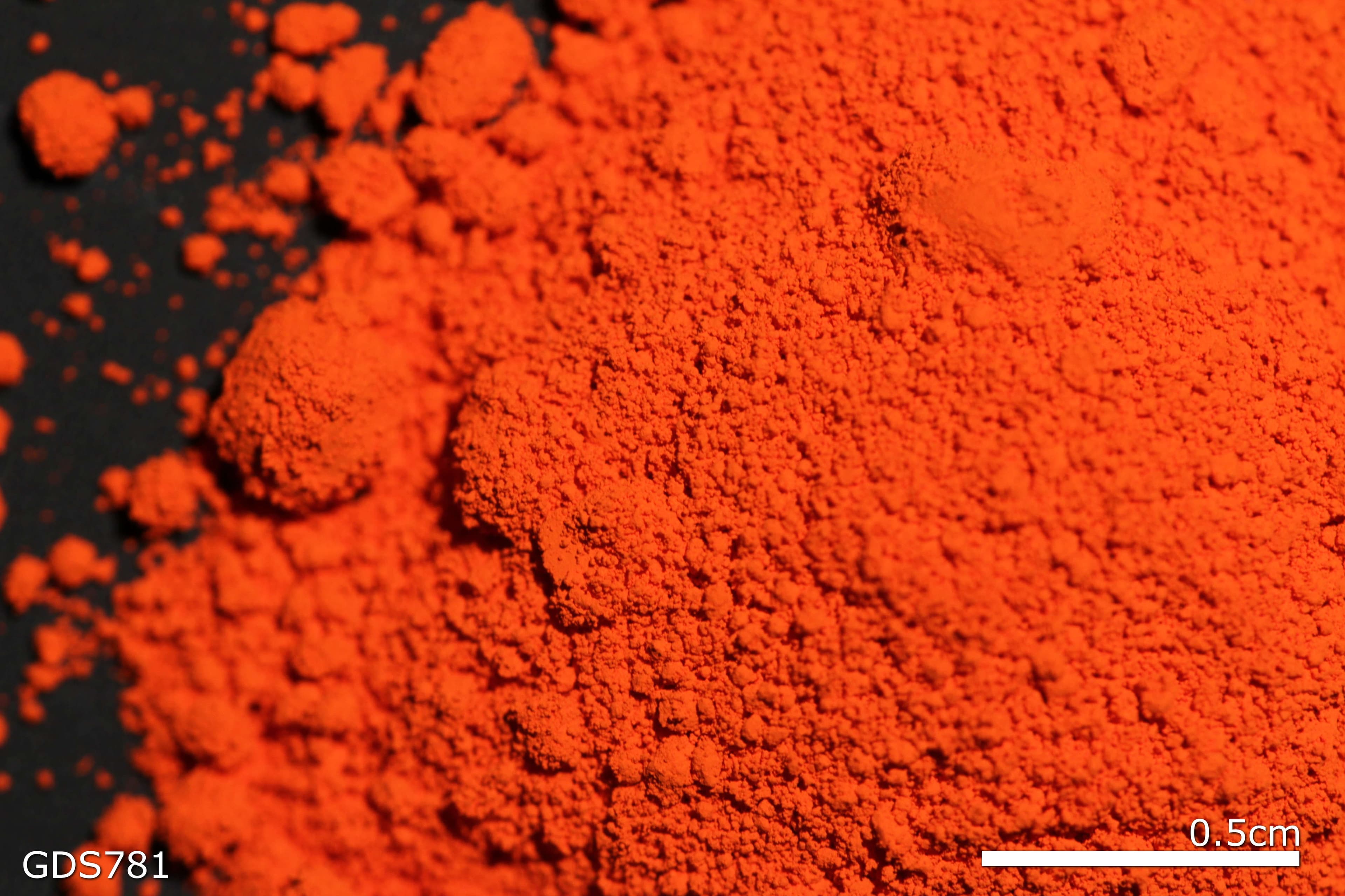 Cadmium orange 1 (dk) sample photograph, USGS Spectral Library Version 7