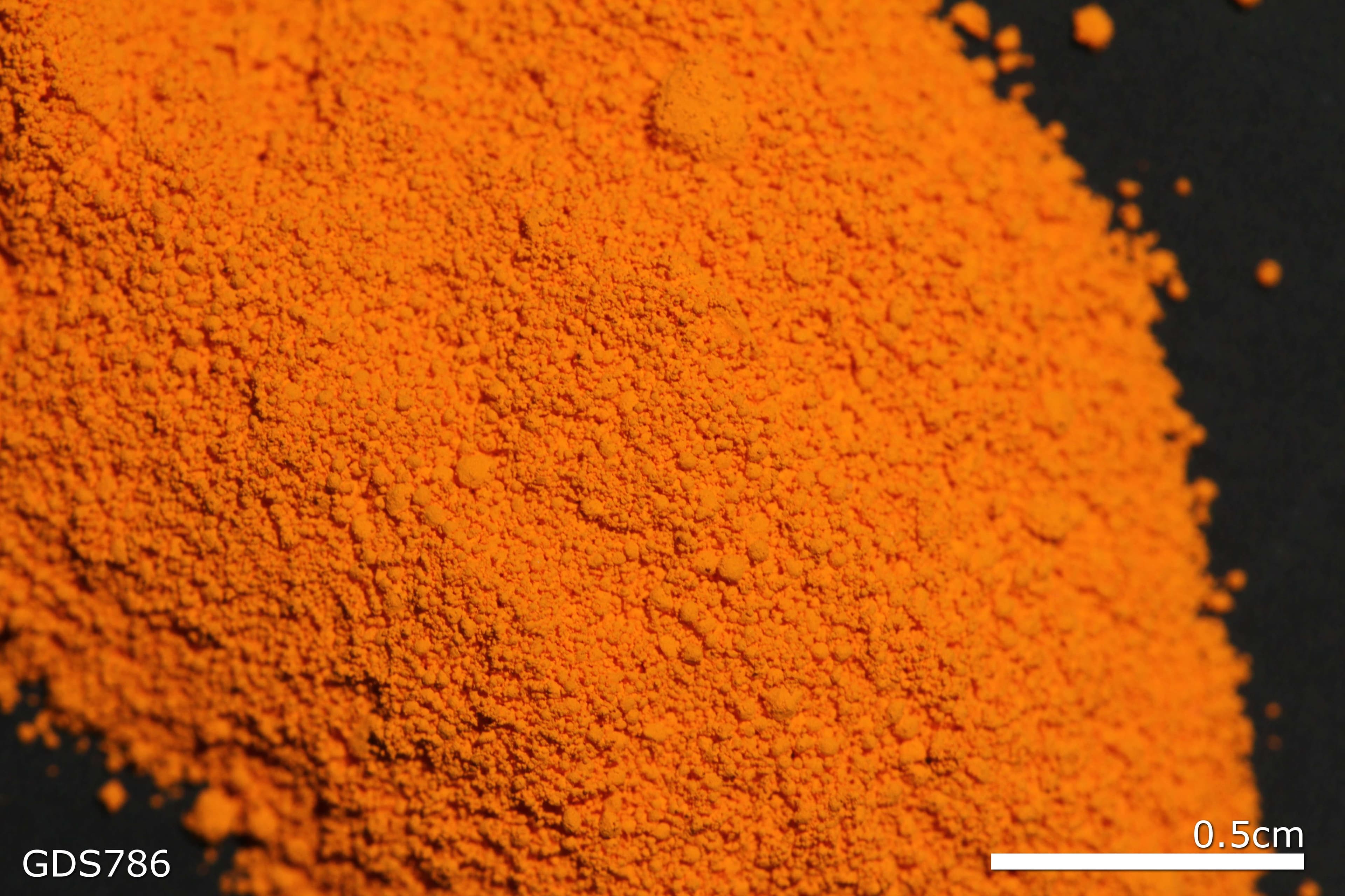 Cadmium orange 0 sample photograph, USGS Spectral Library Version 7
