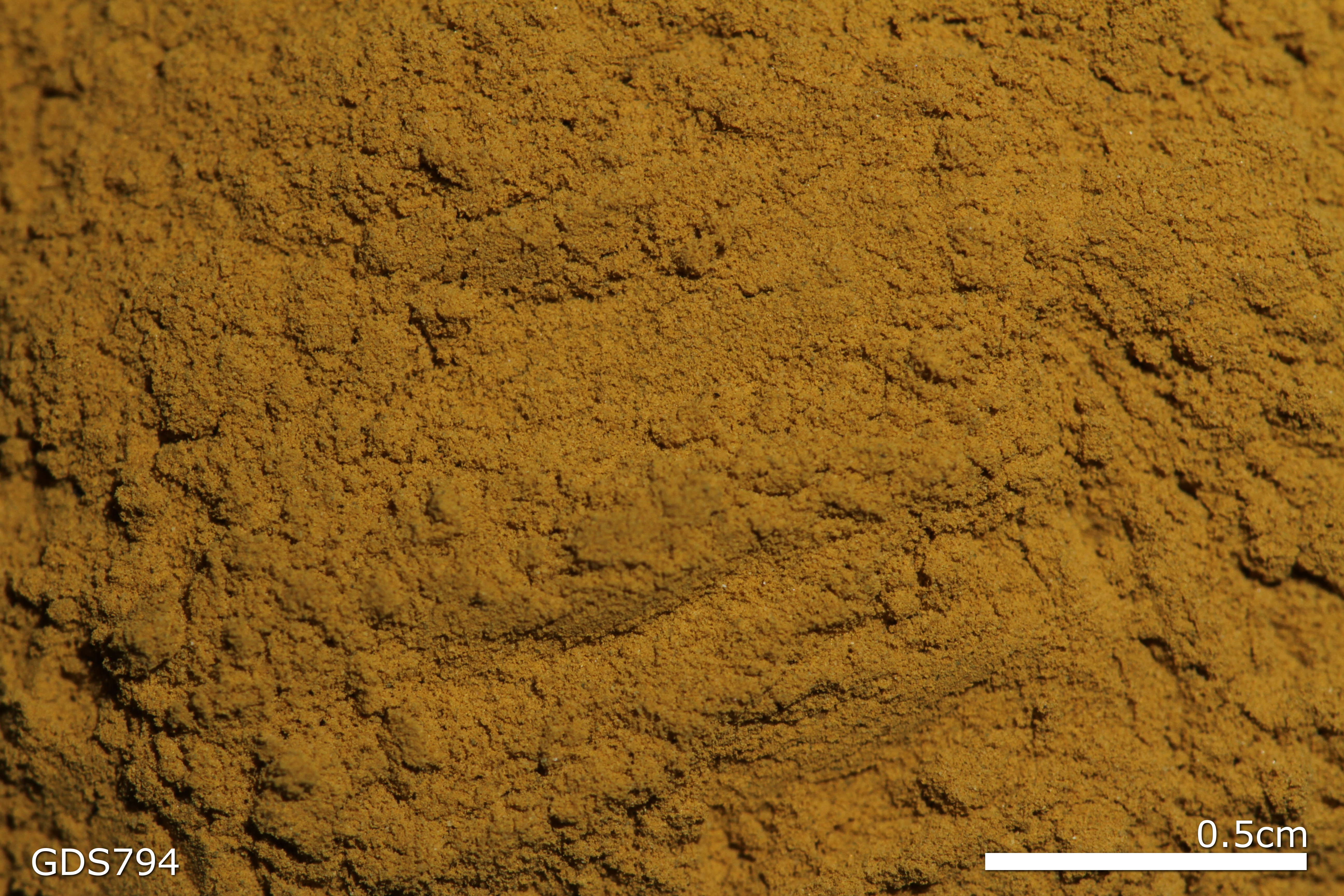 Yellow ochre sample photograph, USGS Spectral Library Version 7