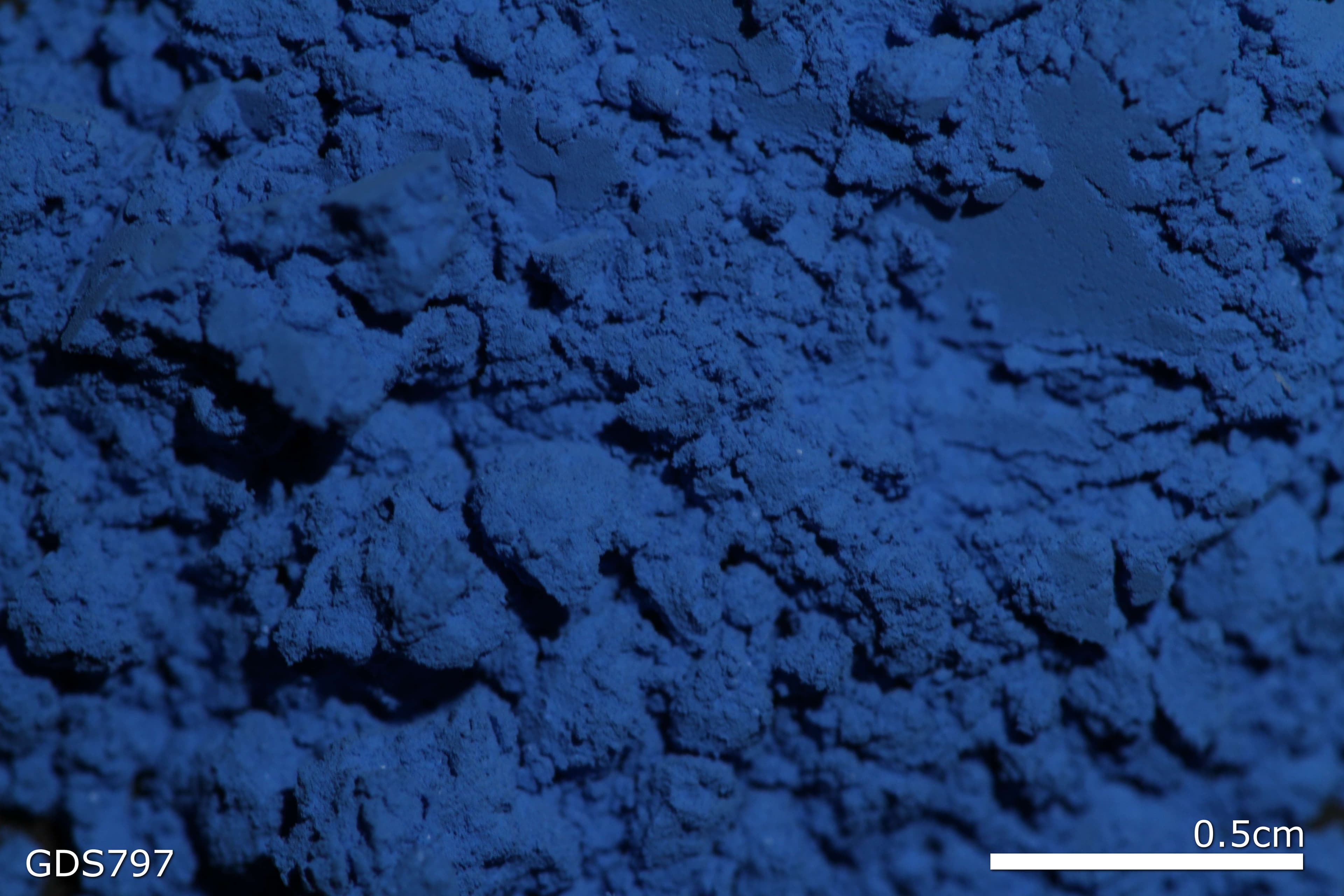 Cerulean blue sample photograph, USGS Spectral Library Version 7