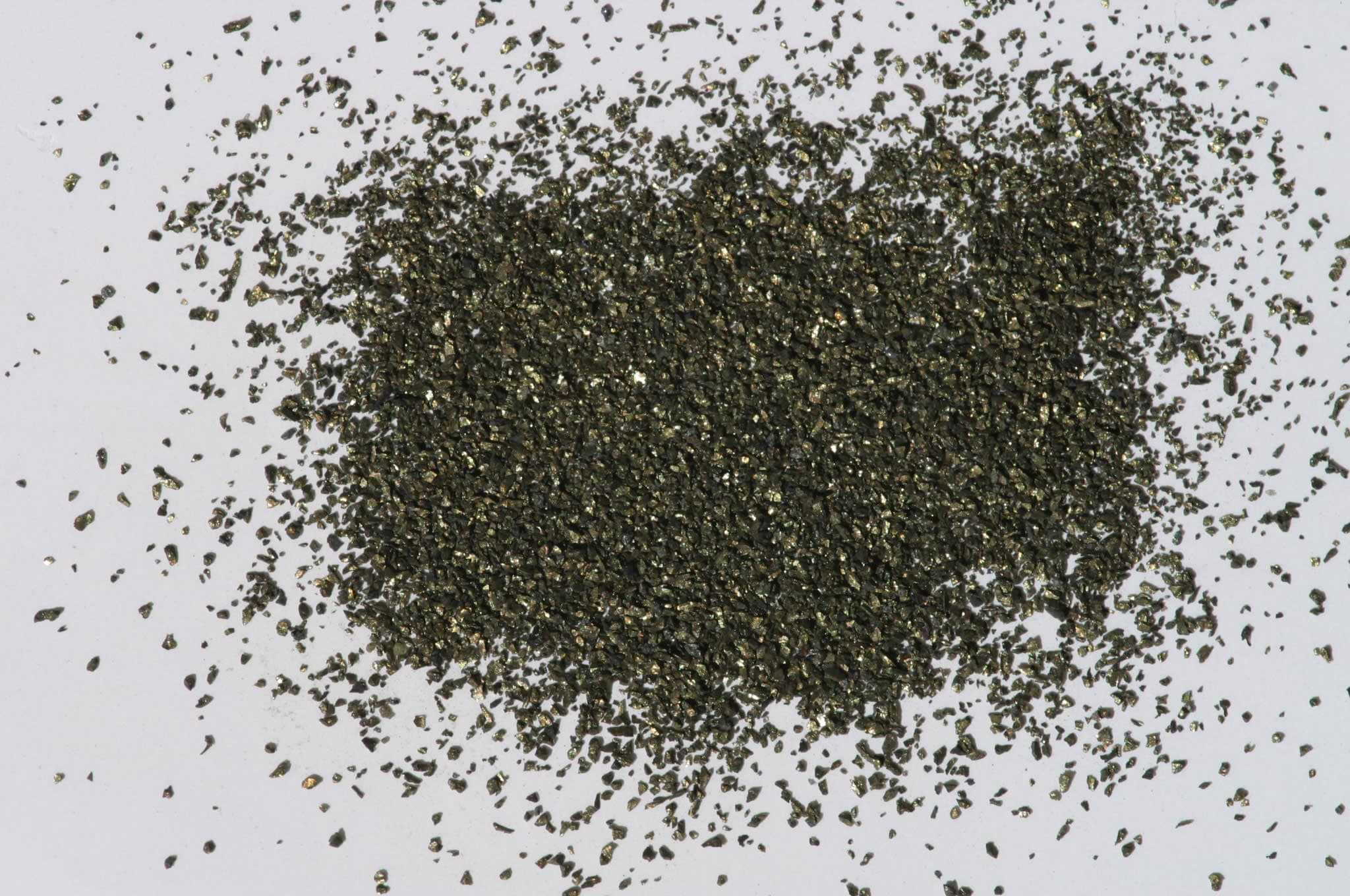 Chalcopyrite sample photograph, USGS Spectral Library Version 7