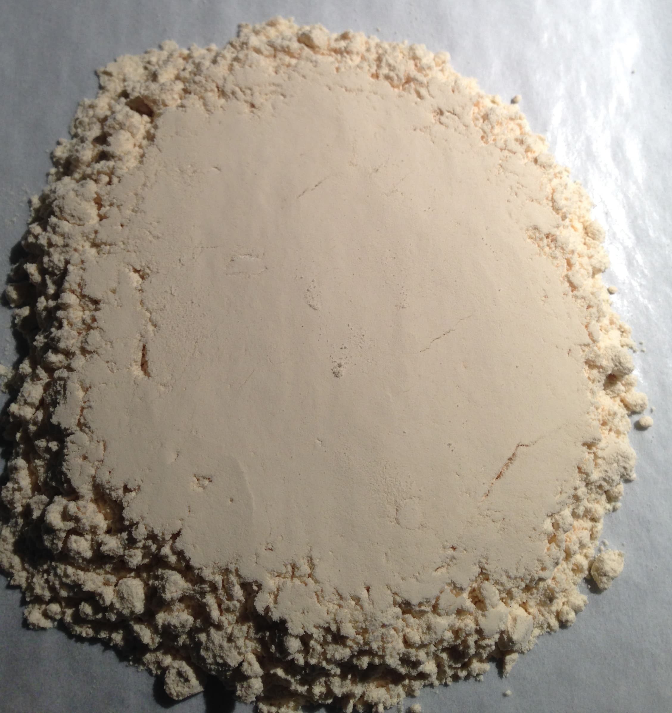 Protein veg powder NC1 sample photograph, USGS Spectral Library Version 7